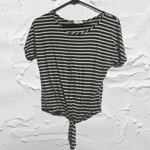 Olivia Rae front tie shirt